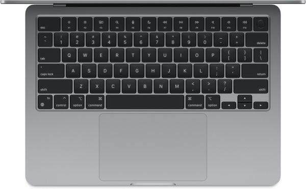 Ноутбук Apple MacBook Air 13 (M3 8-Core, GPU 8-Core, 2024) 8/256GB MRXN3 Space Gray