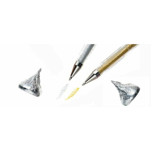 Гелевая ручка Uni-Ball Signo Noble Metal UM-120NM шарик 08 ммлиния 05 мм Серебряный 382₽