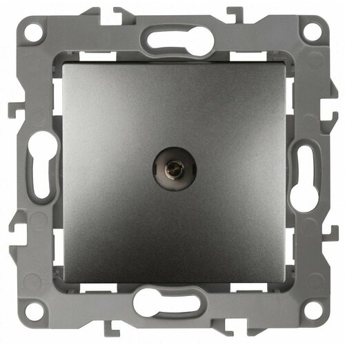 ЭРА 12-3101-12 графит розетка TV одиночная IP20 12 Б0019339 100 шт 43200₽