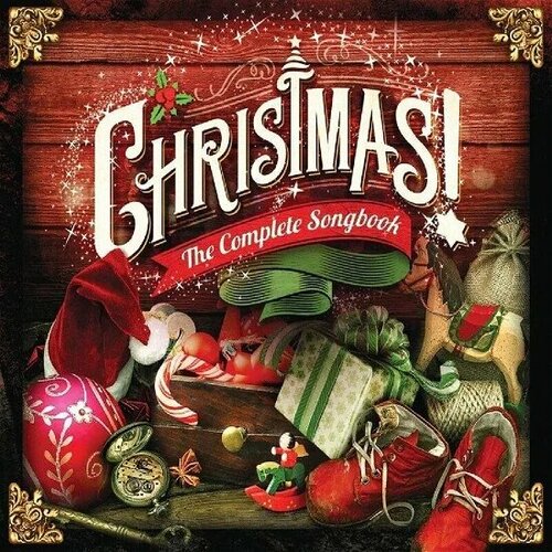 various – pin up girls christmas transparent red vinyl Виниловая пластинка Various Artists / Christmas! complete songbook (2lp, red & green vinyl)