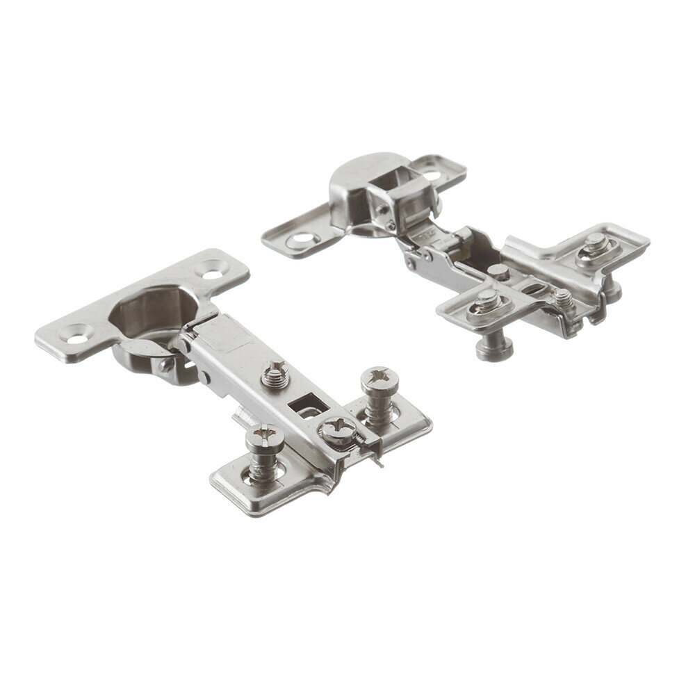 Петля мебельная Slide-on mini 95 накладная с ответной планкой (2 шт.)