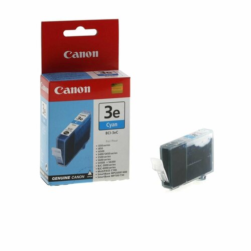 Картридж оригинальный CANON 3e (BCI-3eC) голубой для принтеров Canon BJC-3000х/6000х/i550/560/560S/6500/850/860/865, MultiPASS C100, PIXMA iP3000/iP4000/iP4000R/iP5000/