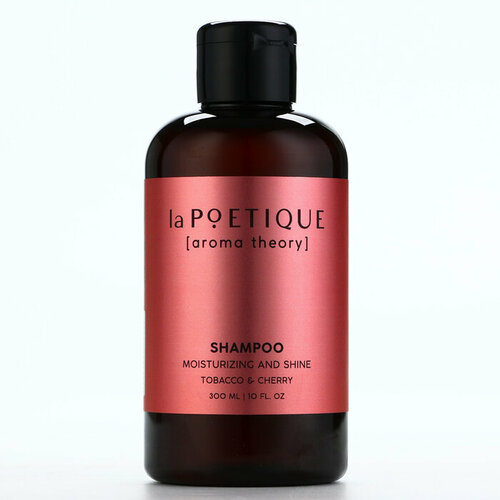 Шампунь для волос увлажнение и блеск 300 мл аромат табак и вишня POETIQUE 822₽