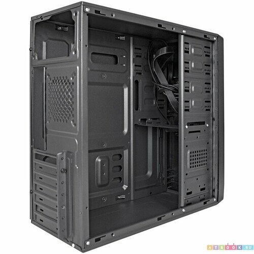 Exegate EX287145RUS Корпус Miditower ExeGate XP-402U2-600W-12 (ATX, XP600 с вент. 12см, 1*USB+2*USB3.0, аудио, черный) корпус exegate xp 402u2 abyss blue