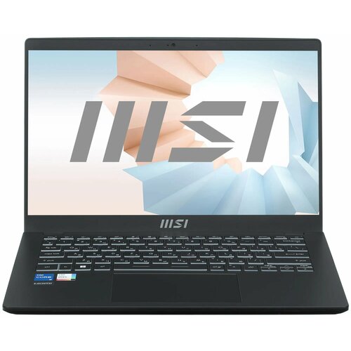 Ноутбук MSI Modern 14 C12M-230RU, Intel Core i5-1235U (1.3 ГГц), RAM 8 ГБ, SSD 512 ГБ, Intel Iris Xe Graphics, Windows Home, (9S7-14J112-230)