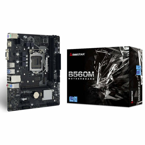 Материнская плата Biostar B560MHP 20 S1200 B560 DDR4 mATX D-SubHDMI 834400₽