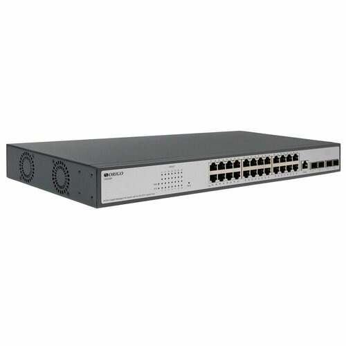 ORIGO Коммутатор ORIGO OS3228P250WA1A Управляемый L3 PoE-коммутатор 24x1000Base-T PoE 4x10G SFP PoE-бюджет 370 Вт250 Вт OS3228P250WA1A 44592₽