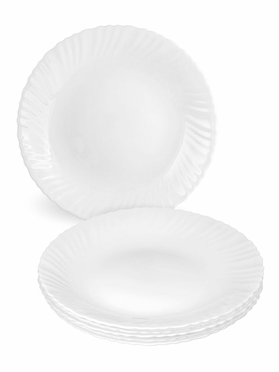 Тарелка обеденная - столовая, 24 см, набор посуды 6 шт