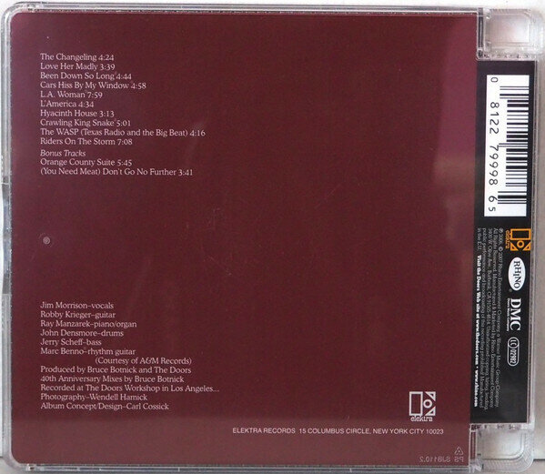 Компакт-диски, Elektra, THE DOORS - L.A. Woman (CD) Elektra Records - фото №4