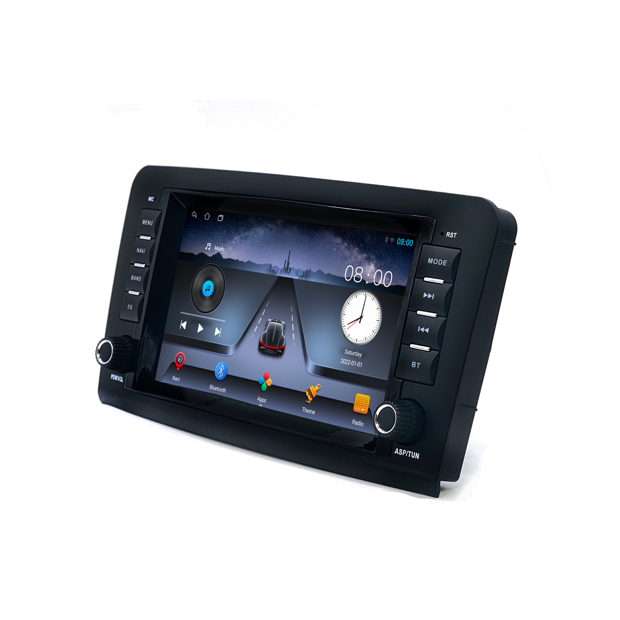 Магнитола Android 2 din 2/32GB с кнопками на Mercedes GL X164 M W164 Android головное устройство