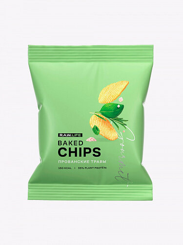 Raw Life, Чипсы Baked Chips "Прованские травы"