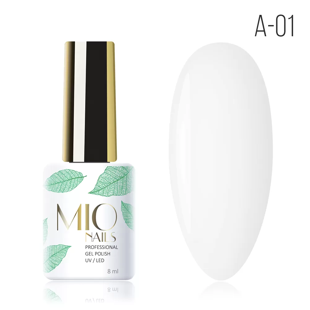 Гель-лак MIO Nails №A-01 Первый снег 8 мл