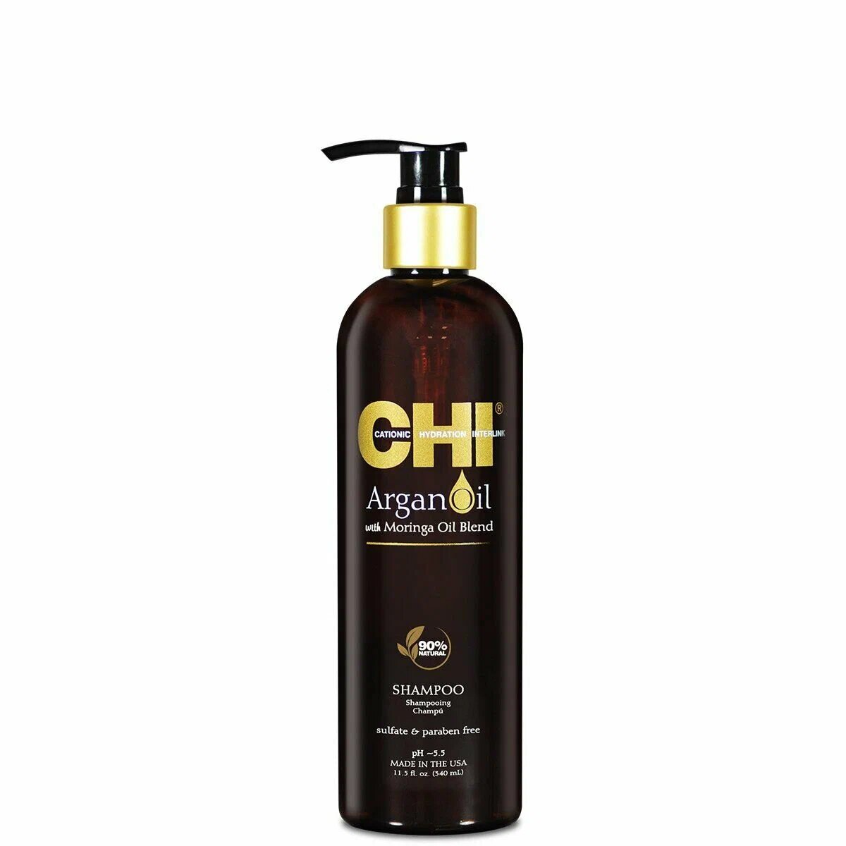 CHI Argan Oil Shampoo Шампунь с экстрактом масла Арганы и дерева Моринга 340 мл