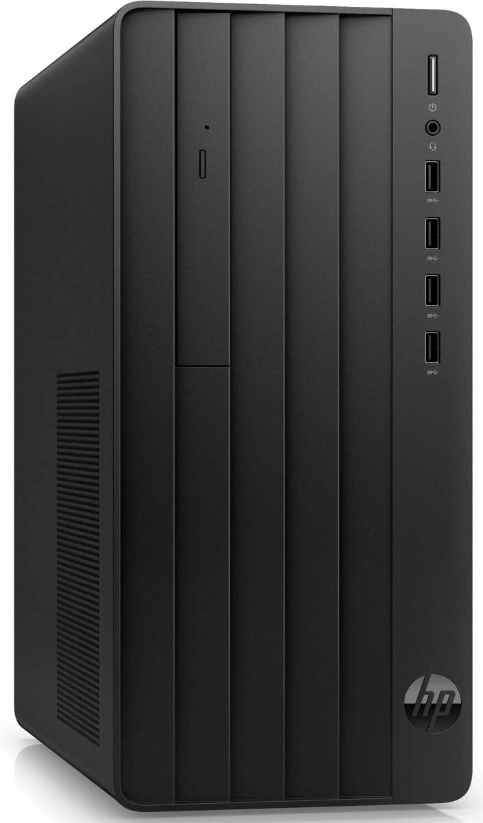 Компьютер HP 290 G9, Intel Core i7 12700, DDR4 8ГБ, 256ГБ(SSD), Intel UHD Graphics 770, DVD-RW, Windows 11 Professional, черный [6b2t4ea]