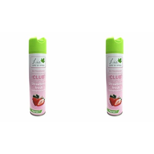 Lis Club Освежитель воздуха Клубничный фреш,300 мл,2 шт