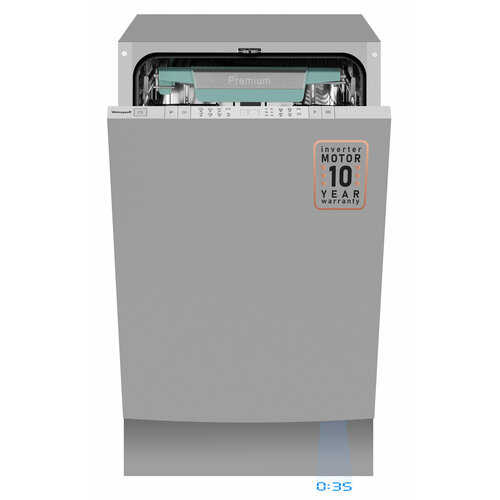 Встраиваемая посудомоечная машина с проекцией времени на полу авто-открыванием и инвертором Weissgauff BDW 4151 Inverter Touch AutoOpen Timer Floor 5459000₽