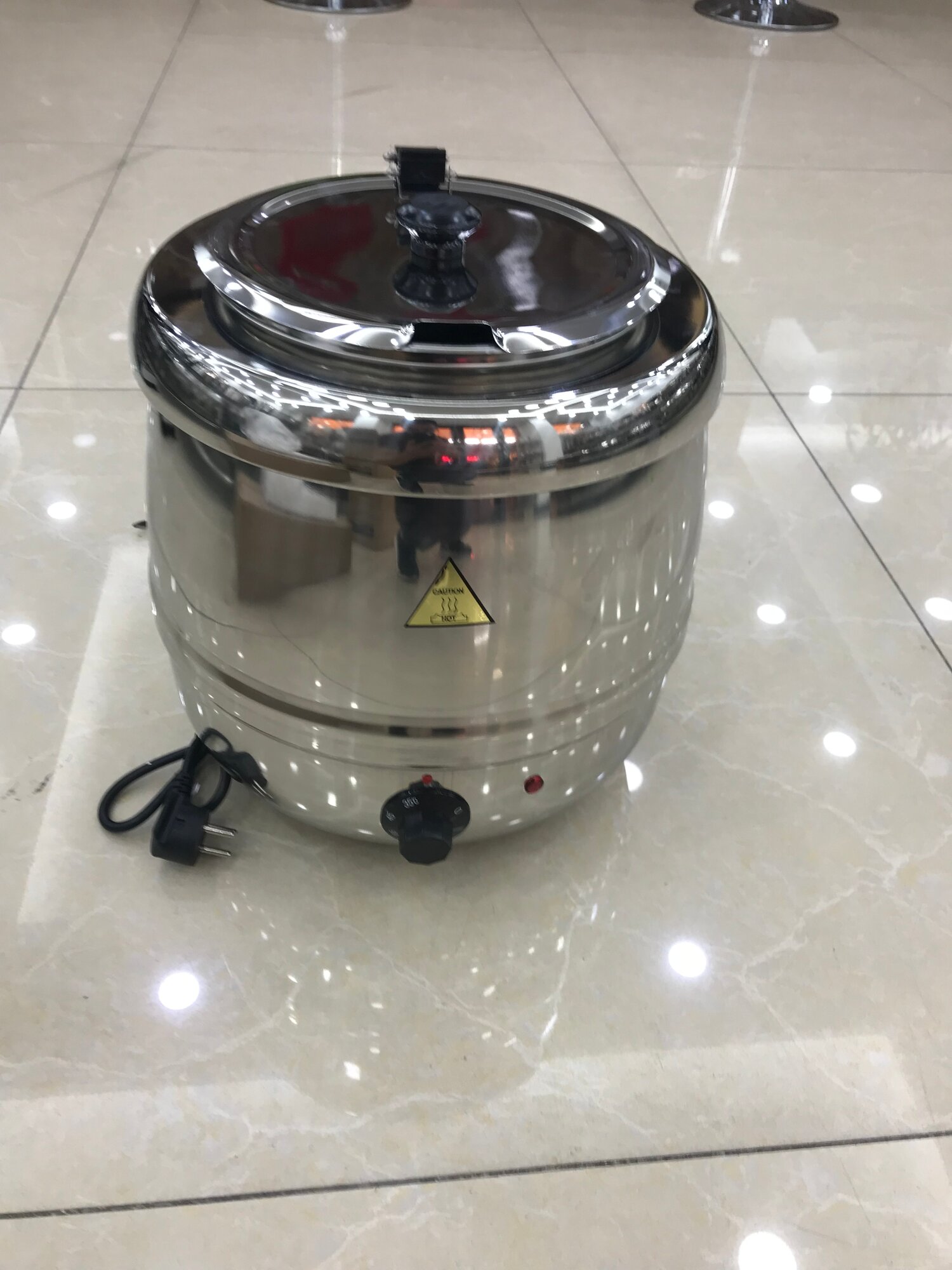 фото Мармит-горшечек Crazy Pan CP-SK10, 400 Вт, 220В, 10 л, нержавейка, 4.5 кг