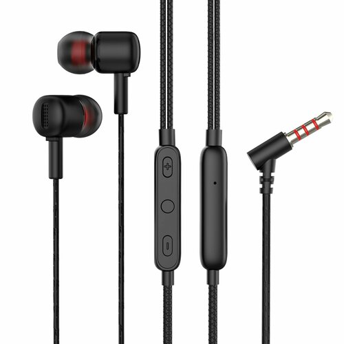 Наушники PERO EP16 вакуумные 98 дБ 24 Ом 35 мм 11 м черные 535₽