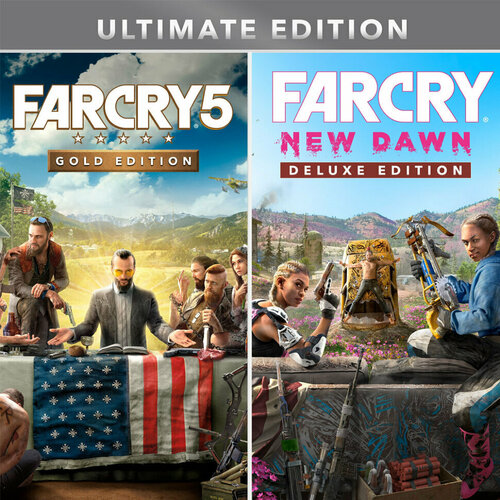 Игра Far Cry 5 Gold Edition Far Cry New Dawn Deluxe Edition Bundle PC Steam Gift регион Россия РФ 7818₽