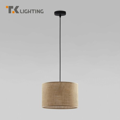 Подвесной светильник TK Lighting Juta 6580, цвет коричневый, диаметр 30 см