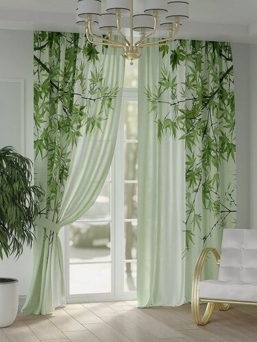 Изображение товара Комплекты штор AT HOME / шторы в комнату 150х250 см / Олмиронс