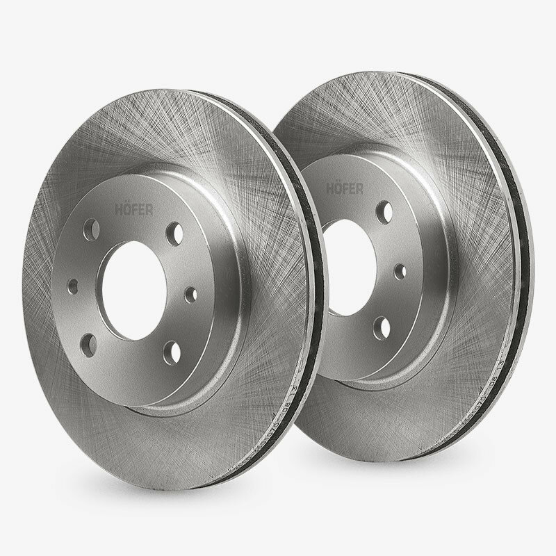 Тормозные диски для ВАЗ 2110 R13/2111/2112, Калина, Гранта, 239х20, HOFER HF130204, 2110-3501070 — фото 1