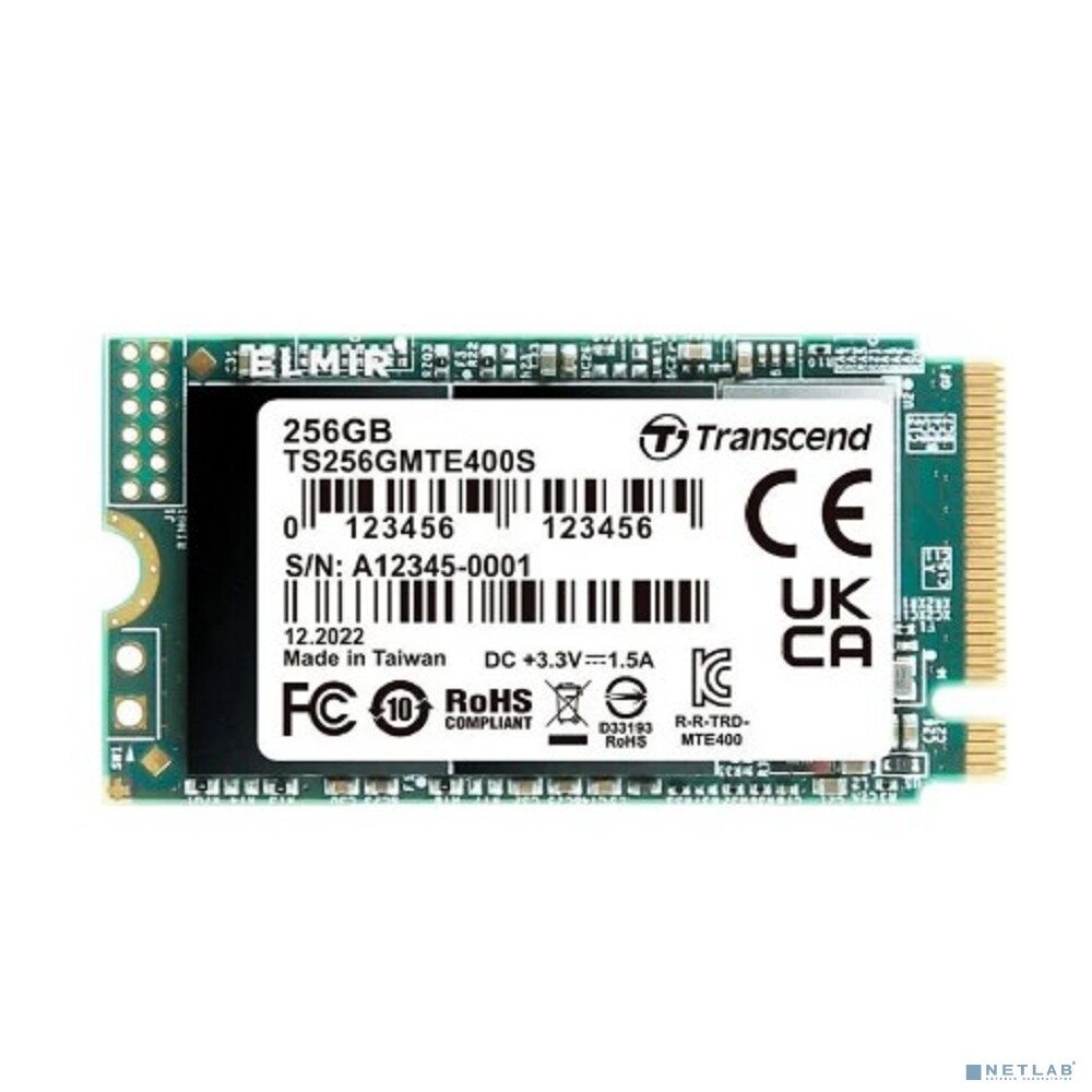 Накопитель SSD M.2 2242 Transcend 256GB MTE400S (TS256GMTE400S) - фото №8