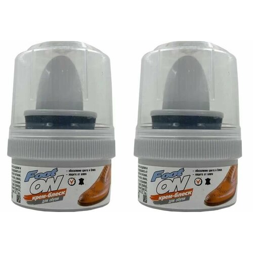 Foot ON Крем для обуви бесцветный, 60 мл, 2 шт