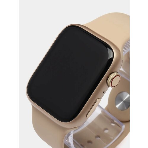 Смарт часы X8 PRO золотистый Дополнительный браслет в подарок 2490₽