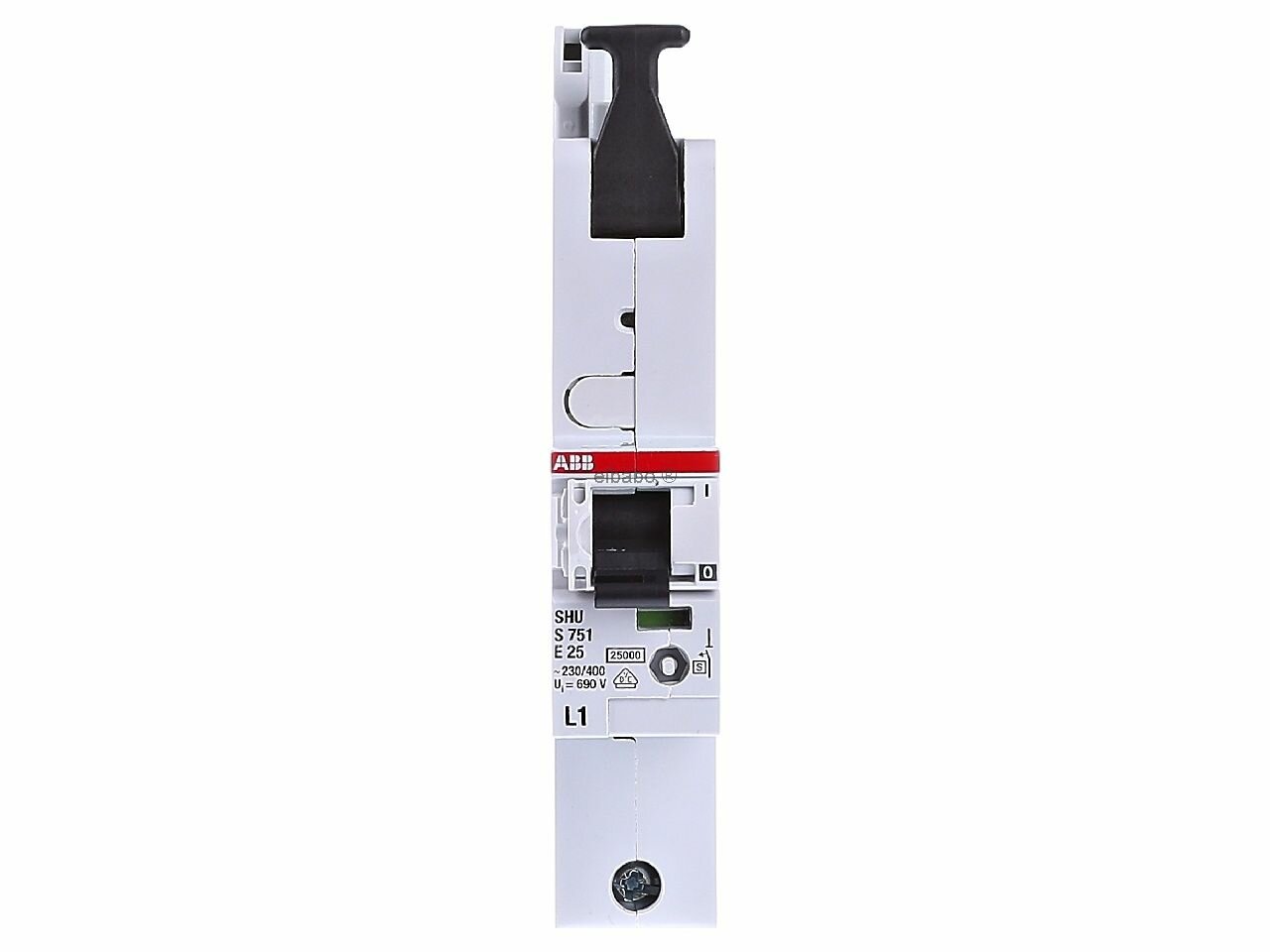 Селективный сетевой выключатель 1-полюсный 25А S751-E25L1 – ABB – 2CDS781001R5252 – 4016779698115