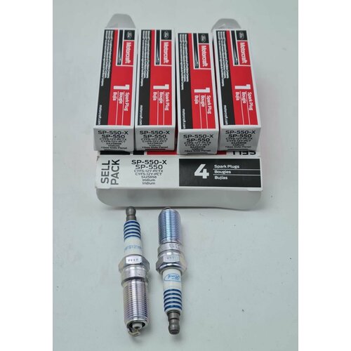 Cвечи зажигания 4 штуки Motorcraft SP550 Ford EcoBoost CYFS12YPCT Оригинал 7500₽
