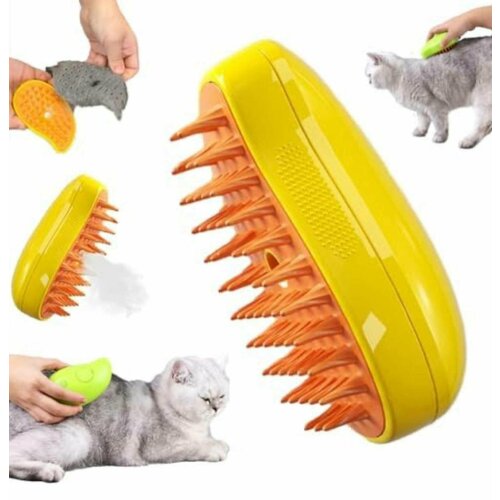 Щетка паровая для кошек и собак силиконовая