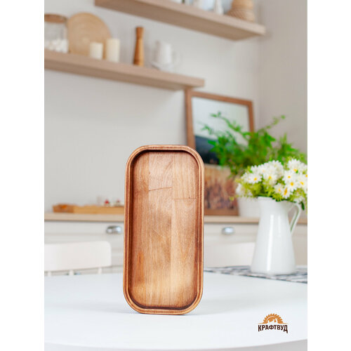 Деревянный поднос 28x13x2 см