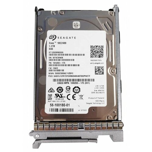 Жесткий Диск Cisco 1XH200-175 1,2Tb SAS 2,5 HDD