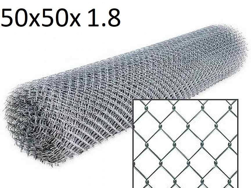 фото Сетка рабица 50х50мм, 1.6мм, (рулон 1.8х10м)