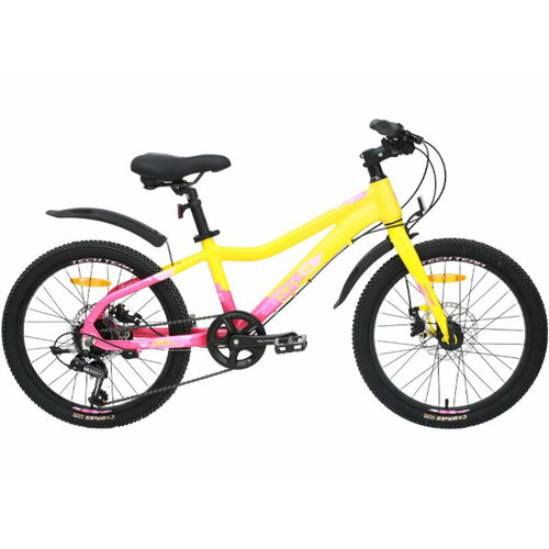 Детский велосипед Techteam TechTeam Delta 20 год 2024 цвет Желтый 22400₽