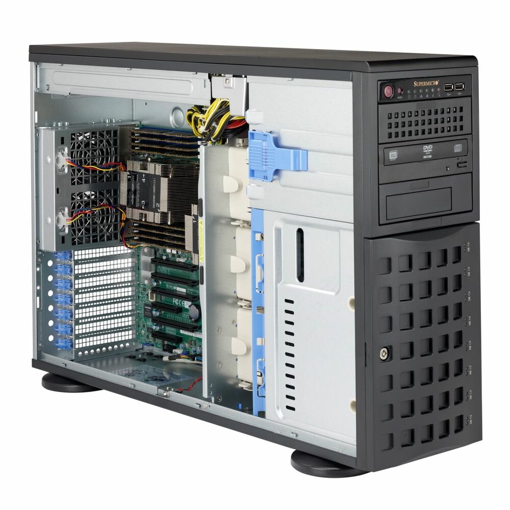 Серверный корпус E-ATX Supermicro CSE-745BAC-R1K23B 1200 Вт чёрный