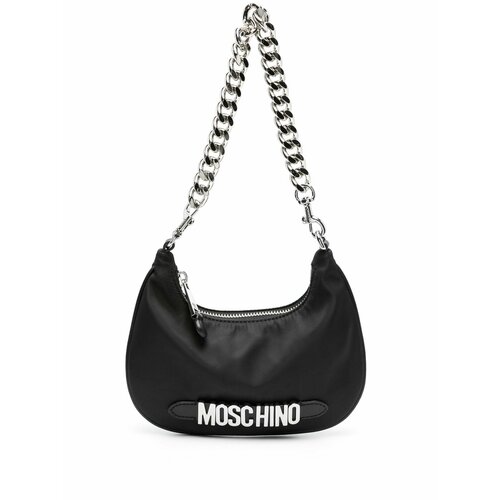 Сумка хобо MOSCHINO, черный