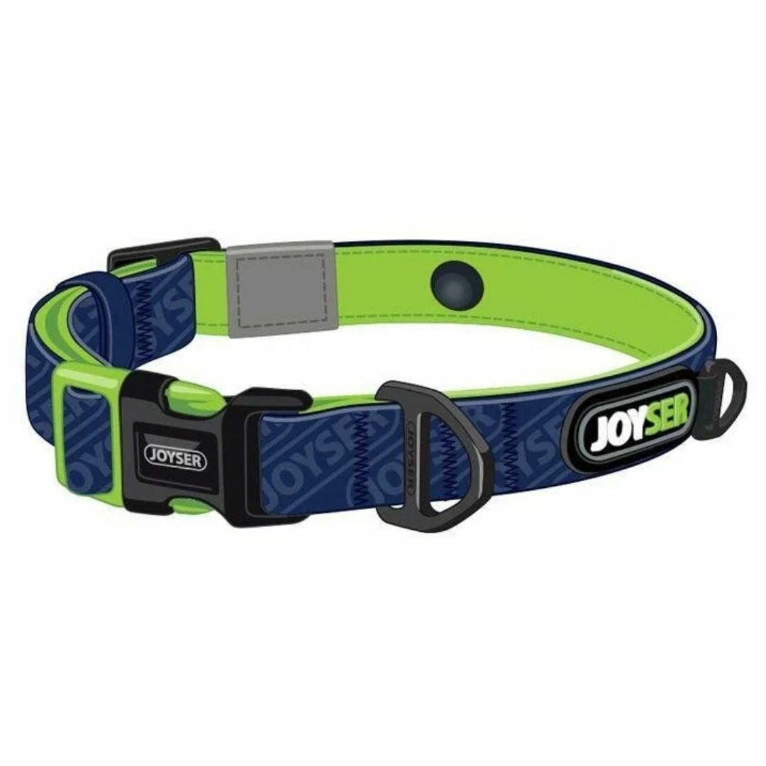 JOYSER Walk Base Collar ошейник для собак р-р XL 52-62см синий с зеленым