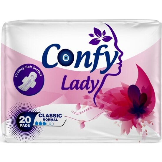 Женские гигиенические прокладки Confy Lady Eco Classic Normal, 20 шт