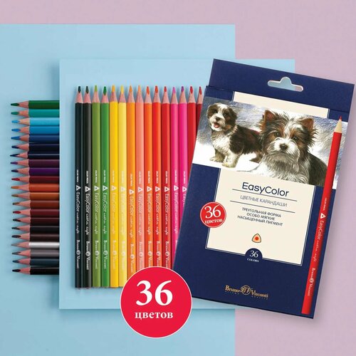 Карандаши цветные Bruno Visconti EasyColor 36 цветов 2904₽