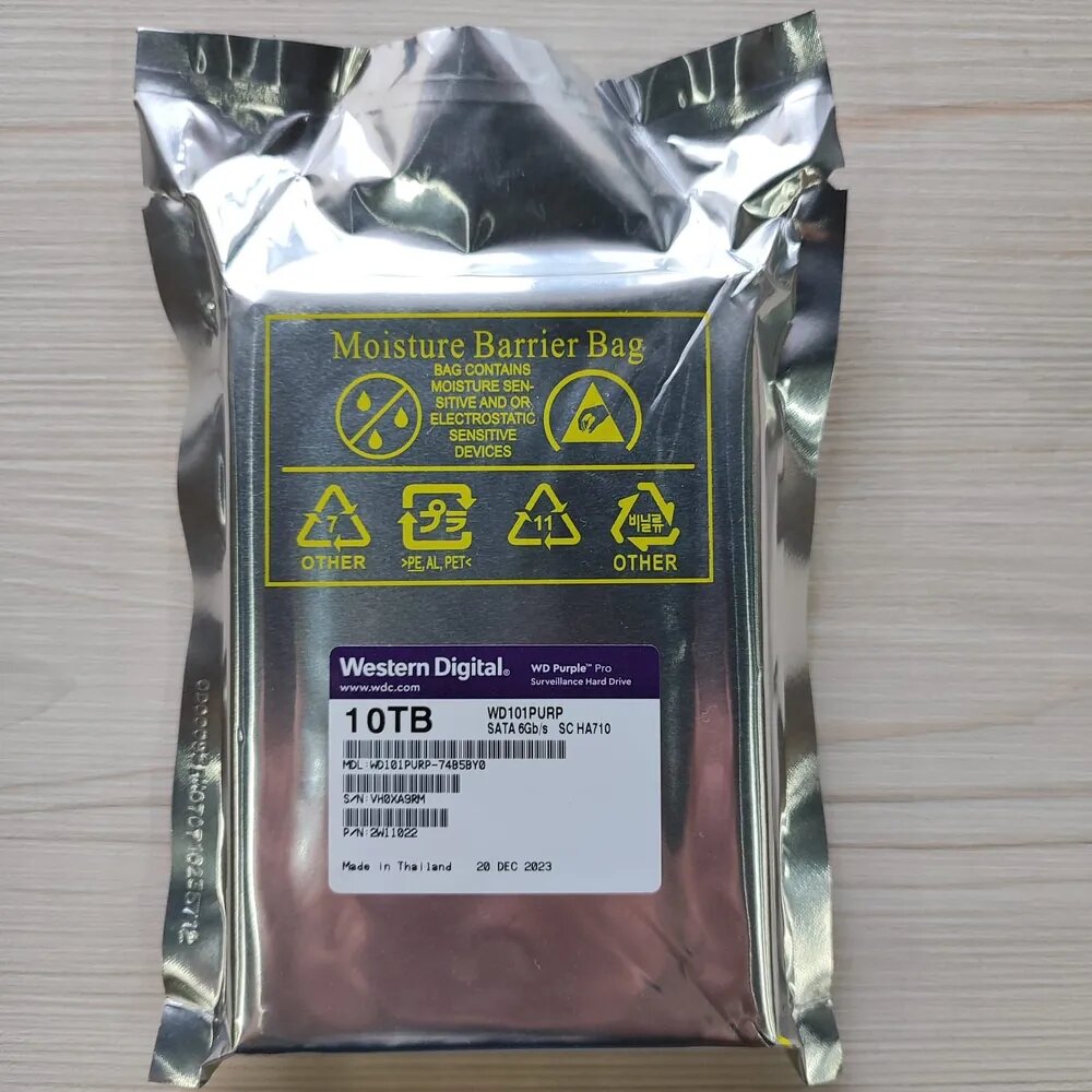 Жесткий диск Western Digital WD Purple 10 ТБ WD101PURP