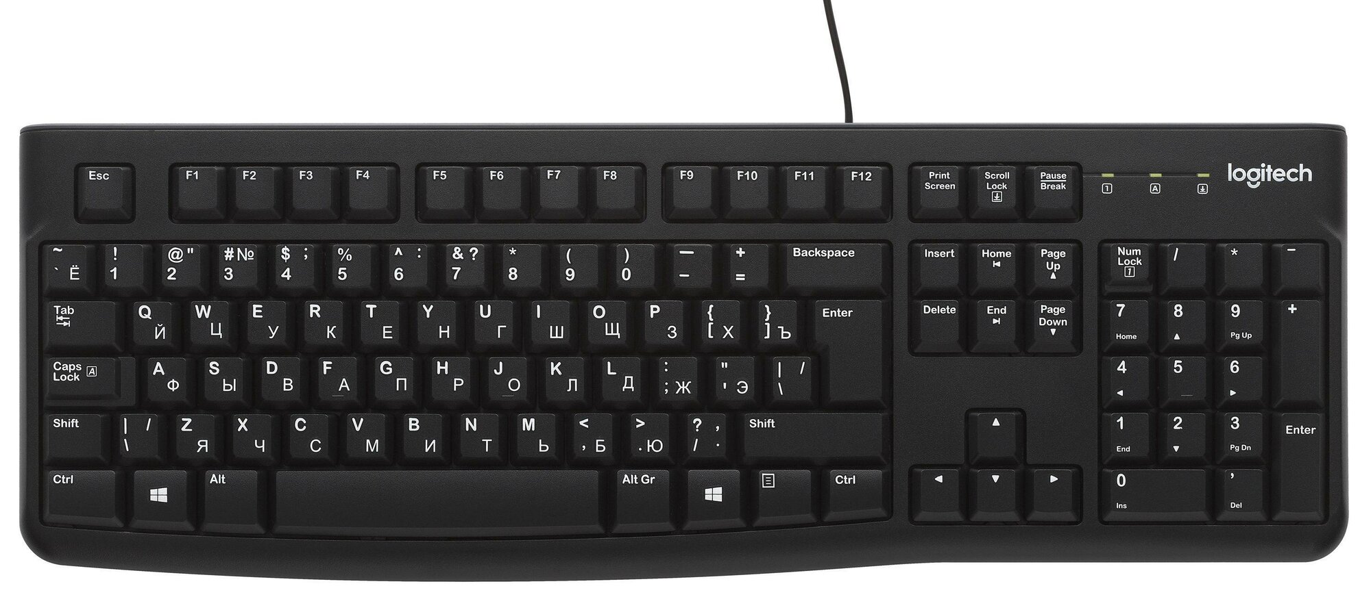 Клавиатура Logitech Keyboard K120 черный (920-002506)