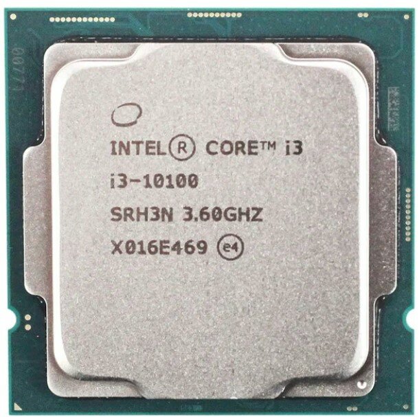 Процессор Intel Core i3 10100 F