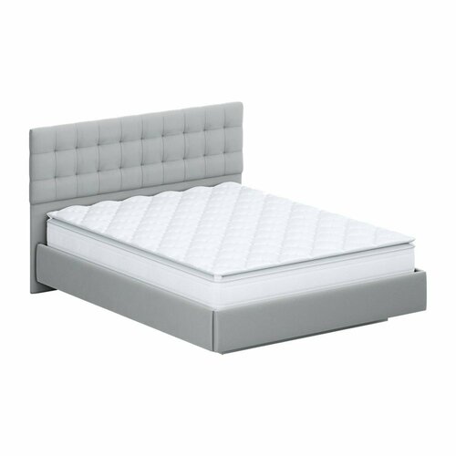 Кровать двойная 2 Серия 2 16х20 м с подъемным механизмом - Серый велюр 35142₽