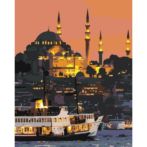 Картина по номерам Стамбул, Турция: вид на Голубую мечеть картина на осп голубая мечеть стамбул турция 125 x 62 см