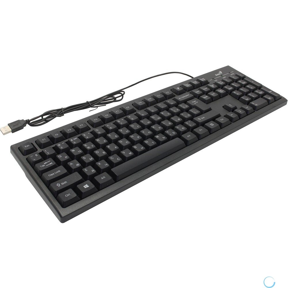 Клавиатура Genius Smart KB-100 Black {классическая раскладная, Genius Key support, влагоустойчивая, клавиш 105, про