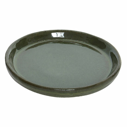 Kaemingk Керамическое блюдо Фэрмонт 35 см зеленое 1200₽