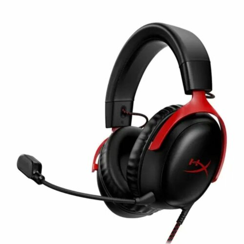 HYPERX Cloud III Гарнитура игровая для компьютера и игровых консолей мониторные проводные красный 9100₽
