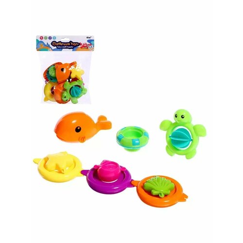 Набор игрушек для ванны Подводный мир 9 предметов 752₽